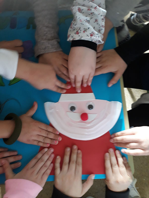 Mural Navidad CEIP Francisco de Quevedo 2017 2