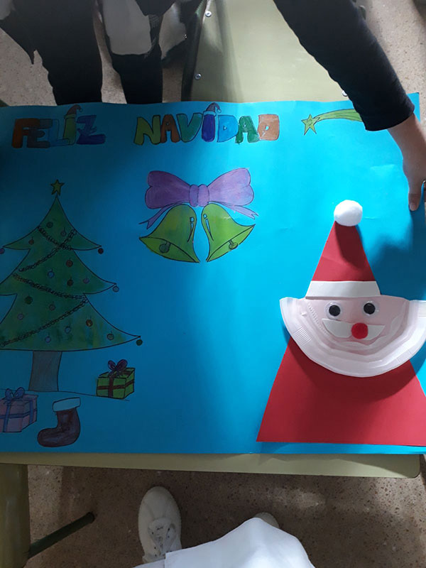 Mural Navidad CEIP Francisco de Quevedo 2017 4