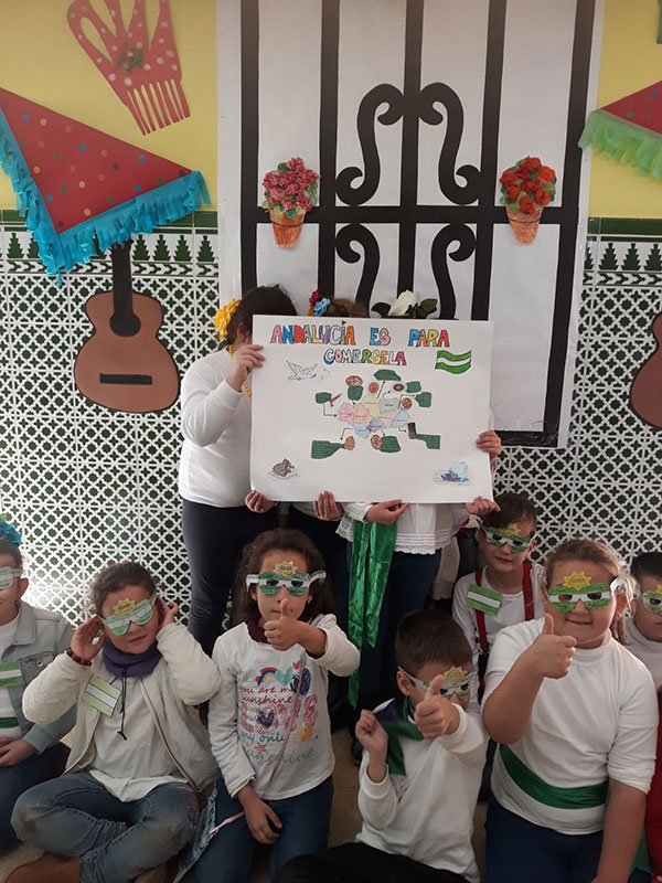 Día de Andalucía en CEIP Francisco de Quevedo 2018